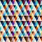 Classic argyle seamless pattern background. Vector image. Triangles pattern.
