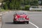 Classic Austin Healy on road, Merano, Italy