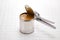 Classic banoffee pie recipe; caramel sauce made from boiled condensed milk can.