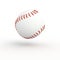 Classic baseball ball on white