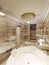 Classic bathroom with access to sauna