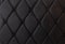 Classic black leather Mat with straight black stitching soft leather for machine with textured pattern concept background business