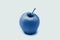 Classic blue Apple on a white background