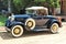 Classic Blue Convertible Automobile