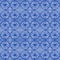 Classic blue tribal watercolor seamless pattern with a circle of triangles. Abstract texture inspired by African culture