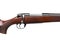 A classic bolt-action rifle with a wooden stock and mechanical sights. Weapons for hunting, sports and self-defense. Isolate on a
