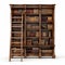 Classic Bookcase With Detailed Rendering - High Resolution