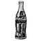 Classic bottle Of Coca-Cola on white background vector illustration