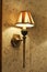 Classic bronze wall lamp