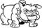 Classic bulldog illustration
