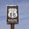 Classic California Route US 66 Highway sign