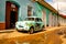 Classic Car in the colonial town of Trinidad, Cuba