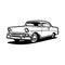 Classic Car Silhouette Vector Design. Vintage Car Silhouette Vector Illustration. Best for Automotive Restoration Related Design