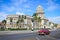 Classic cars in front of the Capitol in Havana. Cuba