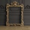 Classic carved mirror frame mockup with copy space