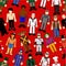 Classic Character seamless pattern