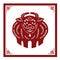 The Classic Chinese Papercutting Style Illustration, A Cartoon Bull, The Chinese Zodiac