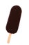 classic chocolate icecream choc-ice bar on stick