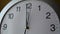 Classic Clock Face Close Up Full HD Stock Footage