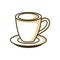 Classic Coffee Cup Illustration