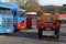 Classic Commercial Lorries at the Warminster Central Car Park, Wiltshire, whilst taking part in the annual Commercial Transport in