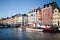 Classic Copenhagen Buildings in the sea bay