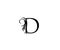 Classic D Pen Logo Icon, calligraphic Letter Design