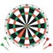Classic dart board target and darts arrow isolated on white background,board game , Vector Illustration