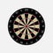 Classic dartboard isolated illustration