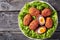 Classic deep fried scotch eggs on a plate