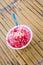 Classic, dessert, Shave Ice on bamboo desk