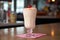 classic diner milkshake with cherry on top