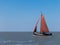 Classic Dutch sailing boat