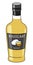 Classic Dutch yellow egg Advocaat liqueur in a bottle. Doodle cartoon hipster style vector illustration. For party card