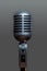 Classic Dynamic Vocal Microphone Metallic Silver