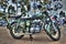 Classic English built Royal Enfield motorcycle