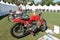 Classic English racing motorcycle