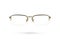 Classic eyeglasses style on white background.