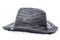 Classic fedora style hat isolated