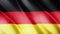Classic Flag Smooth. Real video of a large Germany flag blowing in the wind