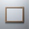 Classic Frame On White Wall (Rectangle Horizontal Version)