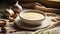 Classic French garlic soup, a warm and hearty bowl with rich flavors