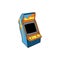 Classic game arcade console vector