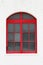 Classic glass red window