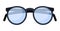 Classic glasses icon, flat style