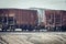 Classic Grain Hopper Train Cars