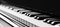 Classic grand piano keyboard