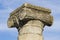 Classic Greek Style Ionic Capital at Ancient Katzrin in Israel