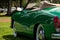 Classic green cabriolet car back