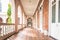 Classic hallway of an University